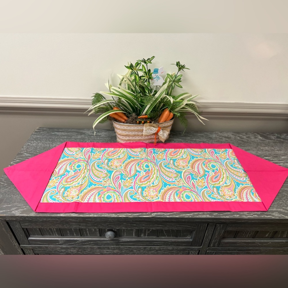Handmade table runner.
